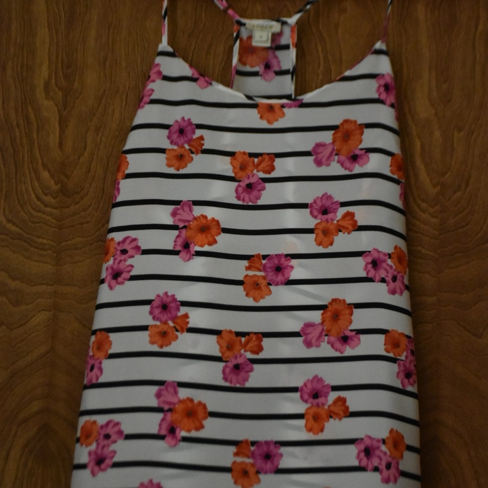 J Crew Striped tank top